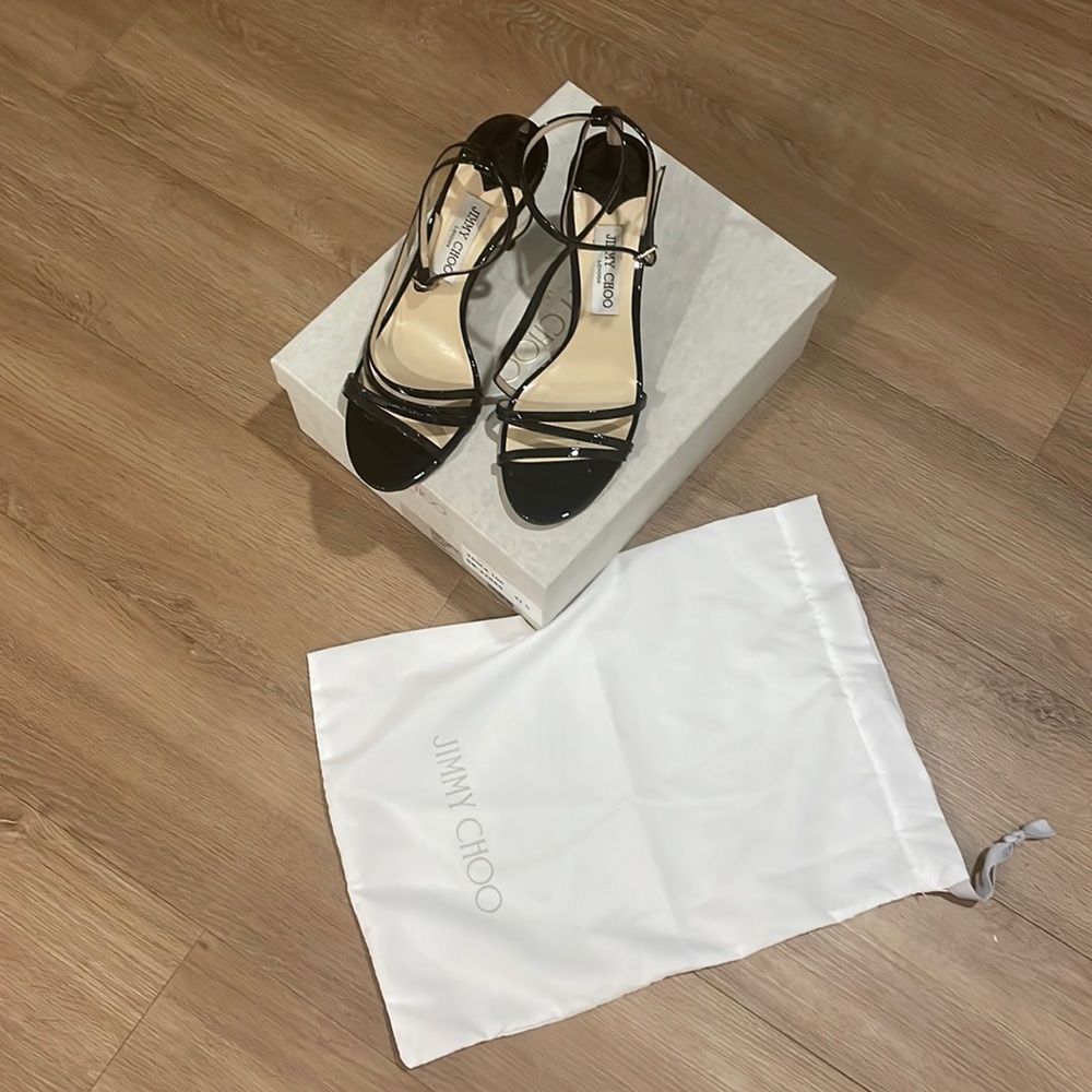 Black patent leather Jimmy choo size 41
